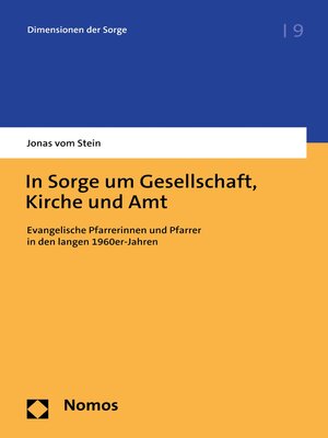 cover image of In Sorge um Gesellschaft, Kirche und Amt